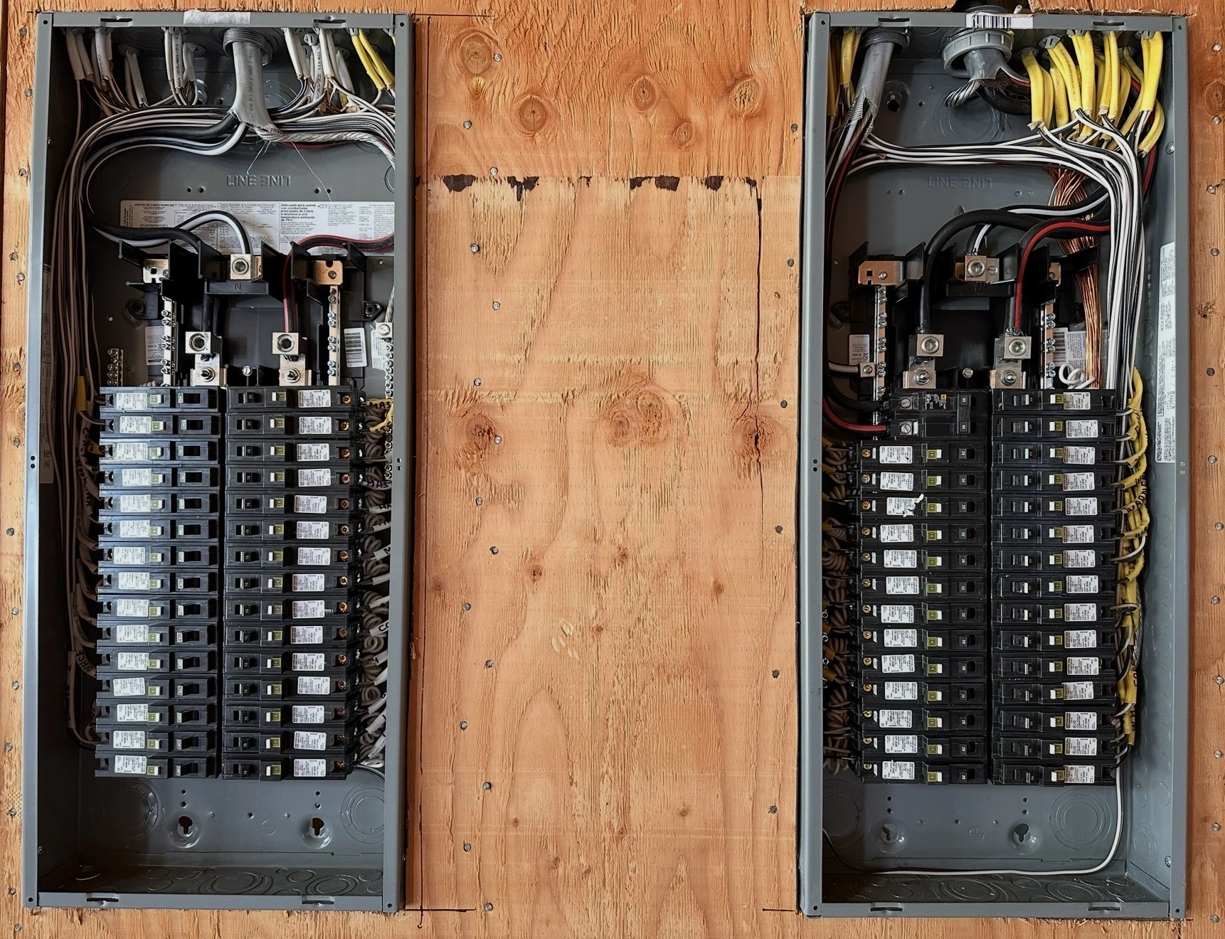 Electrical panels and low-voltage infrastructure project preview