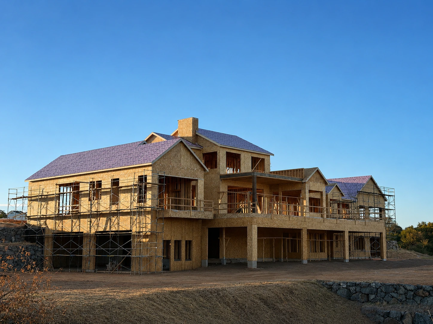 Active new-home construction project preview
